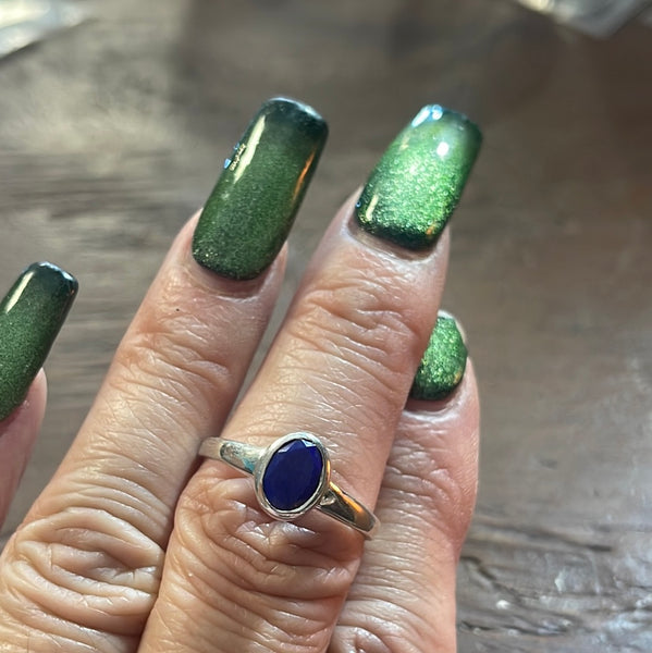 Lapis Lazuli Sterling Silver Ring | Assorted Sizes