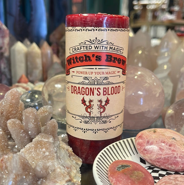 Witch’s Brew dragon’s blood Candle