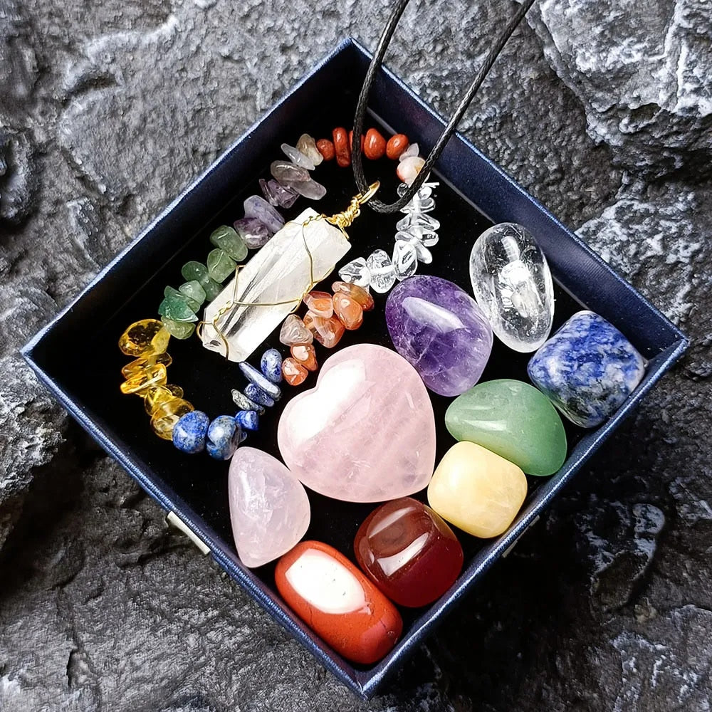 7 Chakra Healing Crystal Box