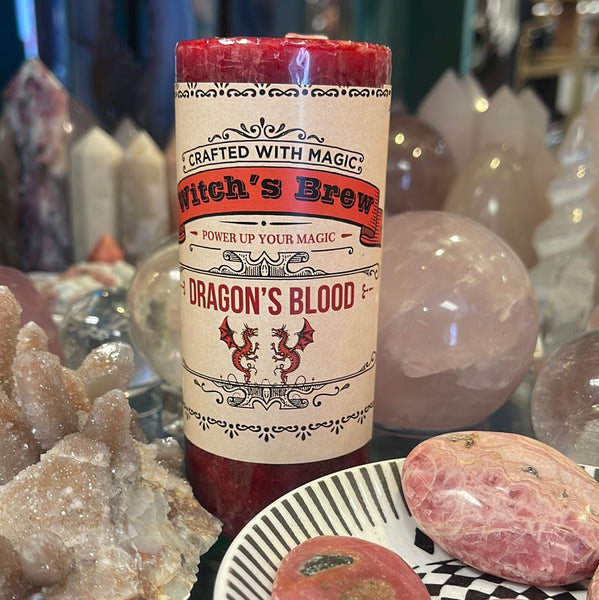 Witch’s Brew dragon’s blood Candle