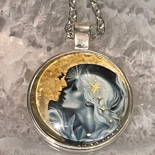 Selene and The Moon Pendant Necklace