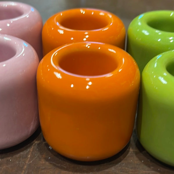 Ceramic Chime Candle Holder | Assorted