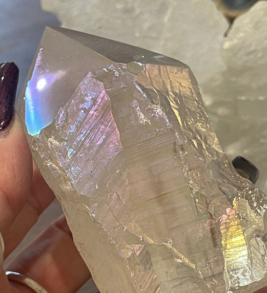 Aura Quartz Terminated Freeform