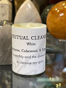 Blessed Herbal Candle spiritual cleansing Votive