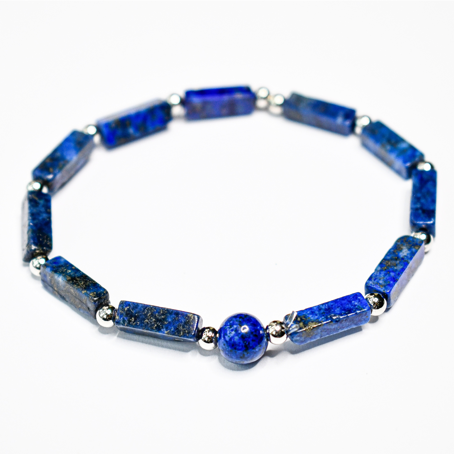 "Quiet The Mind With Lapis" Bracelet