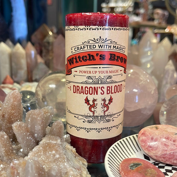 Witch’s Brew dragon’s blood Candle