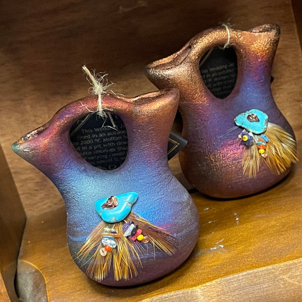 Raku Glazed Wedding Vase by Artist Jeremy Diller