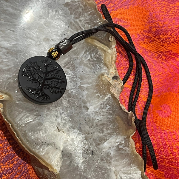 Obsidian Tree of Life Necklace