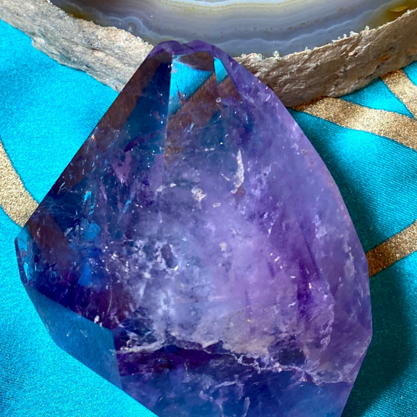 Ametrine Freeform Polished Stone