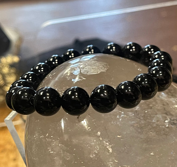 Black Onyx 10mm Stackable Stretch Bracelet