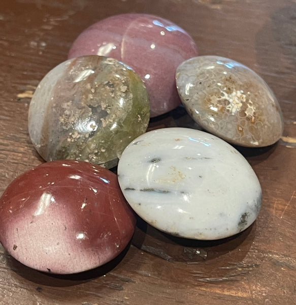 Ocean Jasper Mini Round Carving