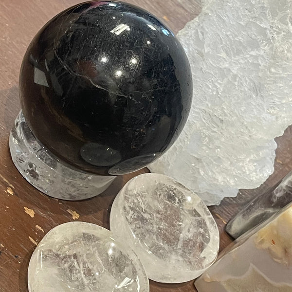 Quartz Crystal Sphere Stand