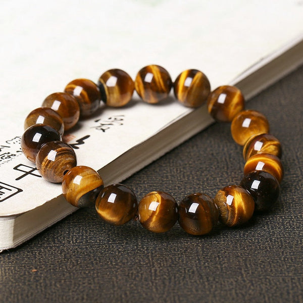 "Fearless" Tiger Eye's Stone Bracelet