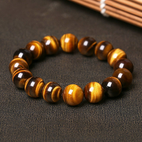 "Fearless" Tiger Eye's Stone Bracelet