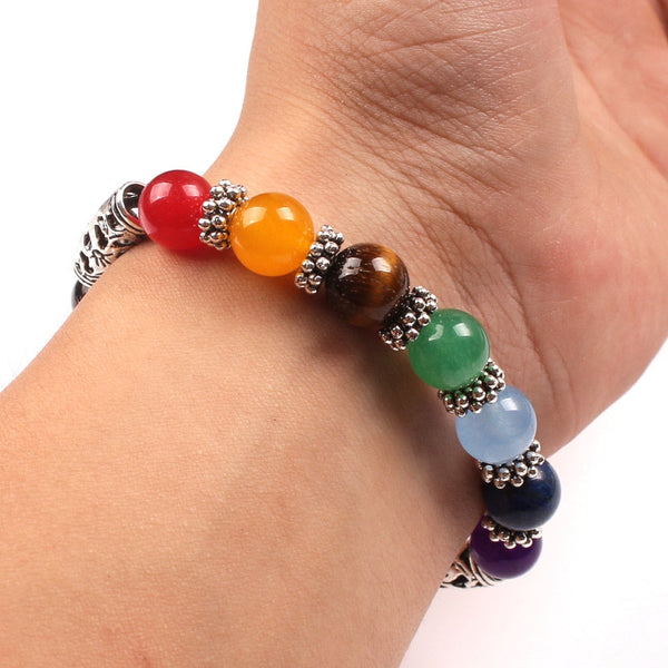 7 Chakra Healing Heart Bracelet