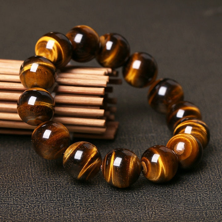 "Fearless" Tiger Eye's Stone Bracelet