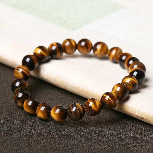 "Fearless" Tiger Eye's Stone Bracelet