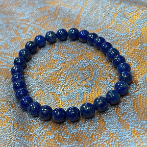Lapis Lazuli Beaded Bracelet 6mm-8mm