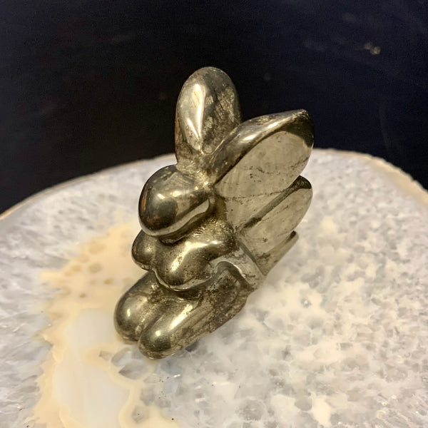 Pyrite Fairy Carving