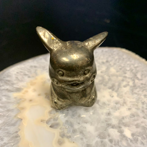 Pyrite Pikachu Carving