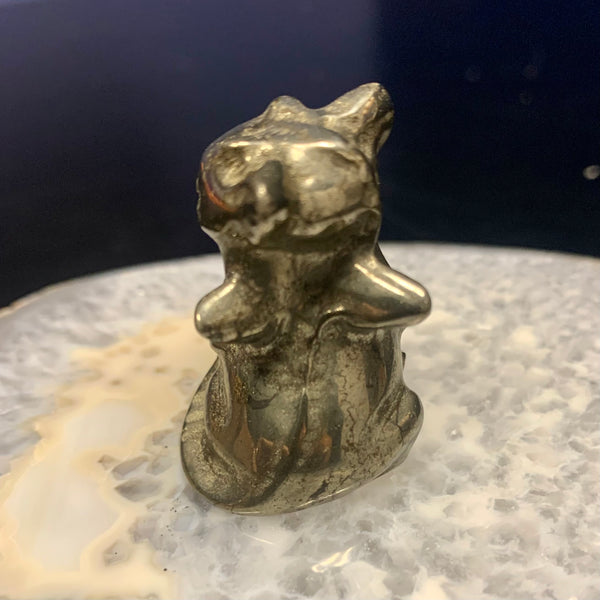 Pyrite Toothless Carving