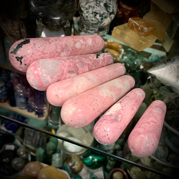 Rhodochrosite Massage Wand from Peru