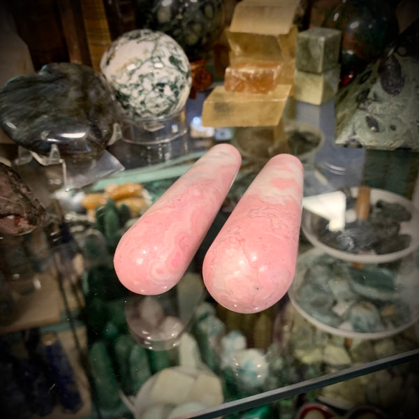 Rhodochrosite Massage Wand from Peru