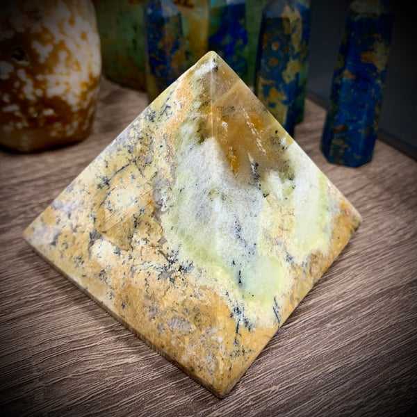 Jasper Pyramid Carving