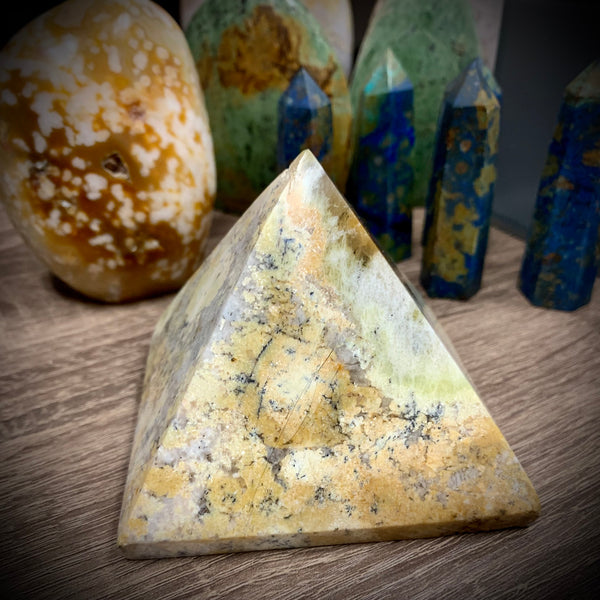 Jasper Pyramid Carving