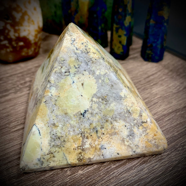 Jasper Pyramid Carving