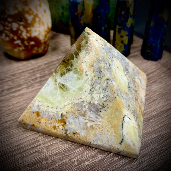 Jasper Pyramid Carving