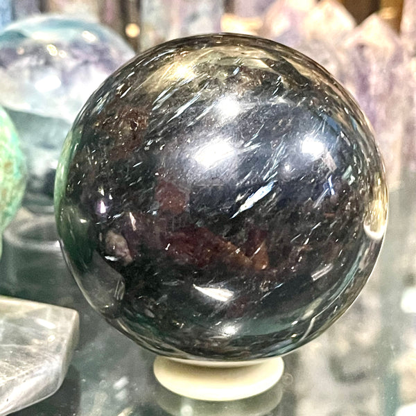 Arfvedsonite Sphere | 2.25 inch