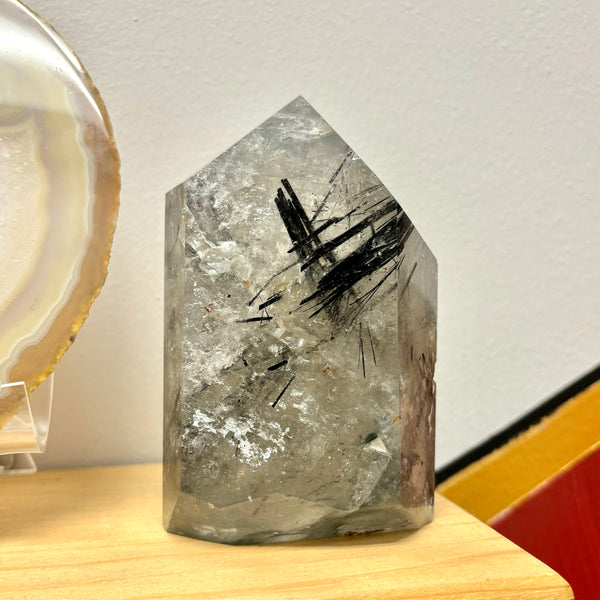 Tourmalated Quartz Large Tower