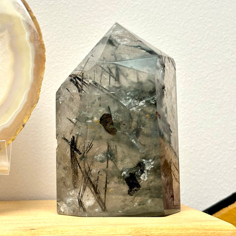 Tourmalated Quartz Large Tower