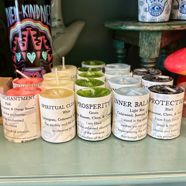 Blessed Herbal Power Votives | Assorted