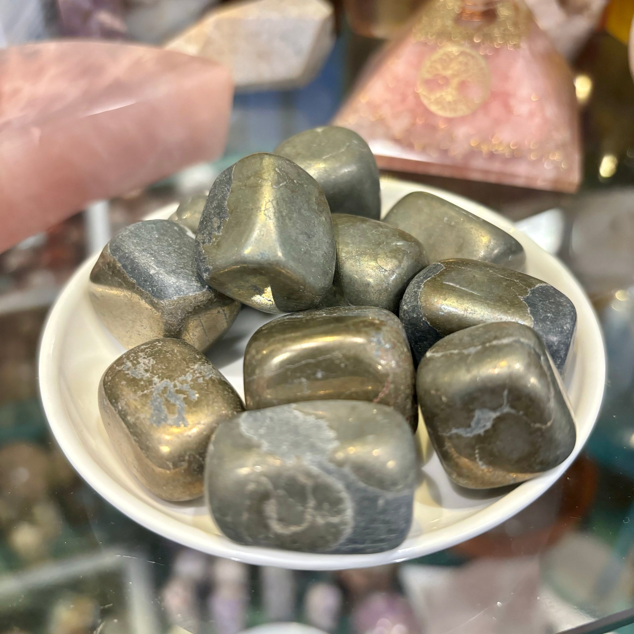 Pyrite Cube Pocket Stones