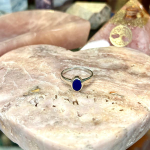 Lapis Lazuli Sterling Silver Ring | Assorted Sizes