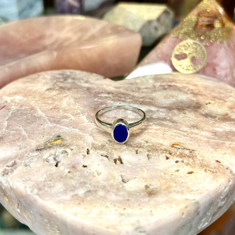 Lapis Lazuli Sterling Silver Ring | Assorted Sizes