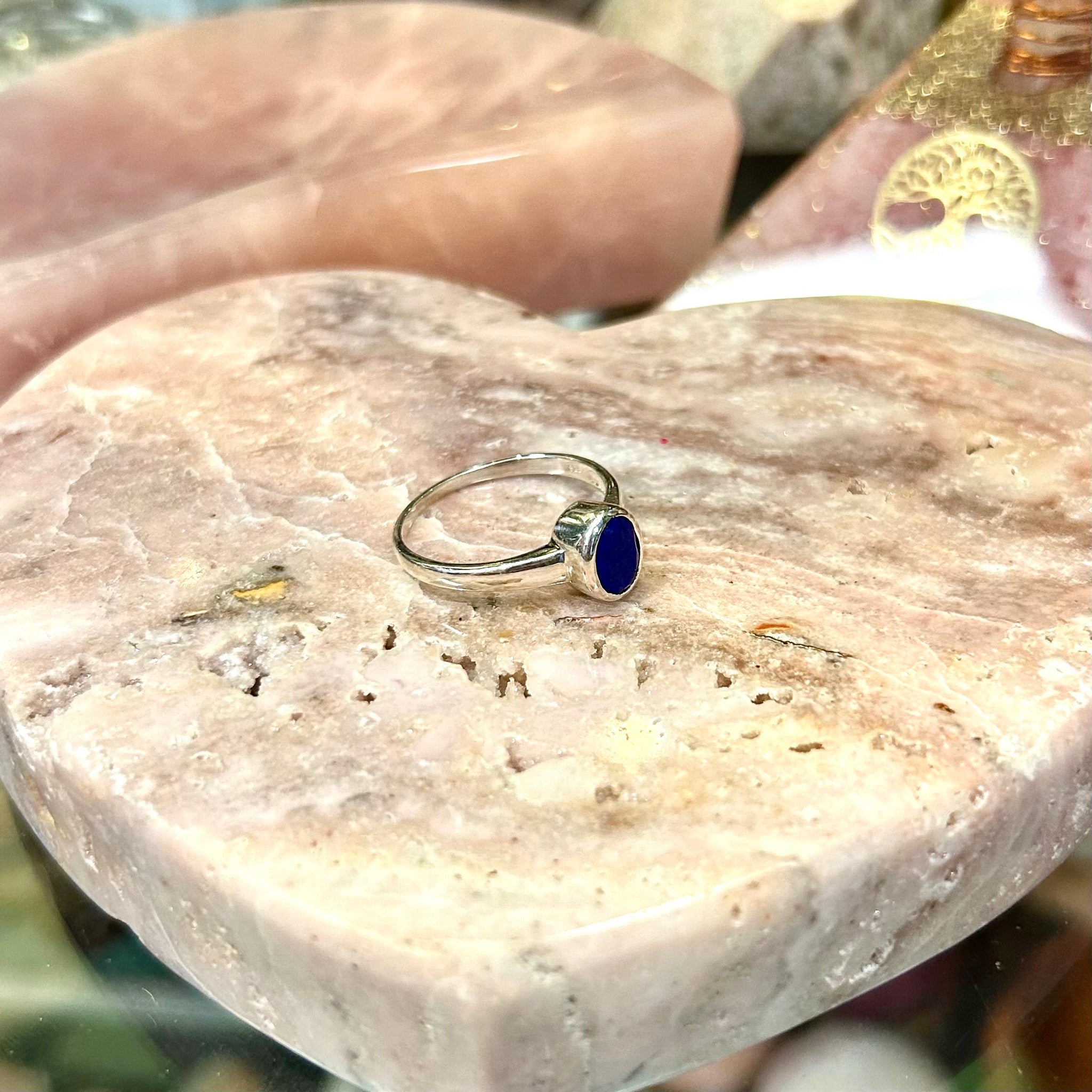 Lapis Lazuli Sterling Silver Ring | Assorted Sizes