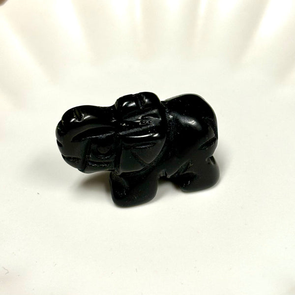 Carved Gemstone Elephants | Assorted | Small