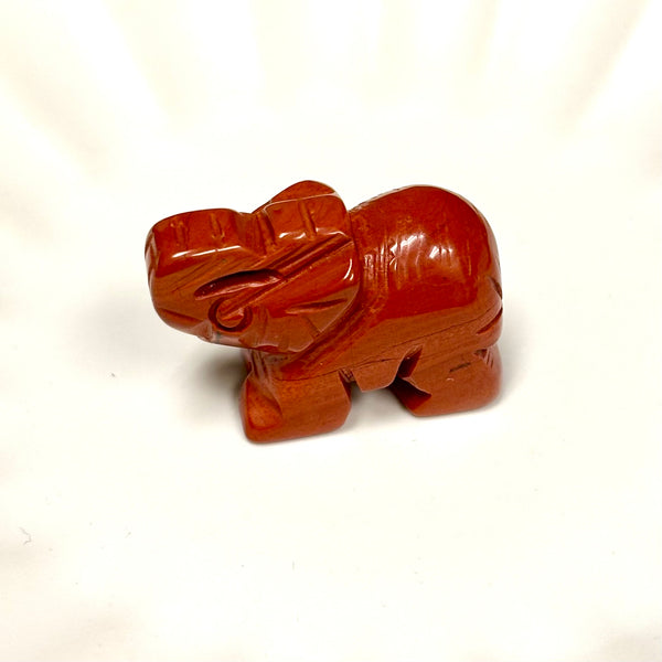 Carved Gemstone Elephants | Assorted | Small