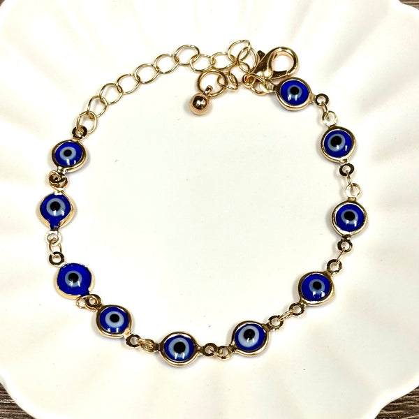 Evil Eye Gold Filled Bracelets | Assorted