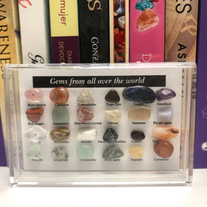 Mounted Crystal and Stone Educational Collection