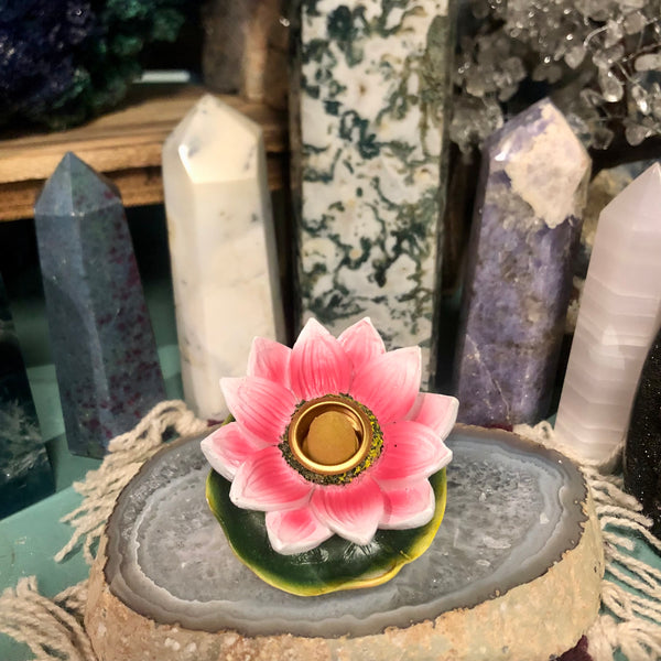Lotus Flower Backflow Incense Burner