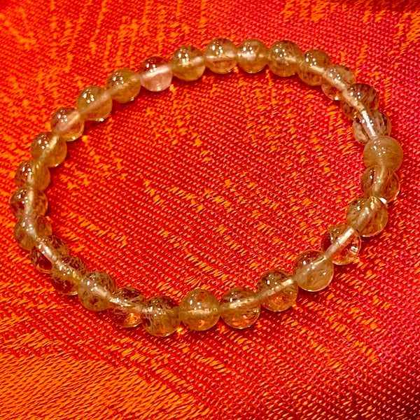 Citrine 6mm Stackable Stretch Bracelet