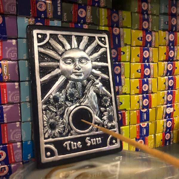 Sun Tarot Card Incense Burner