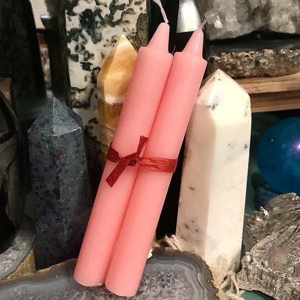 Candle Set of 2 | 6 inch | Assorted Colors