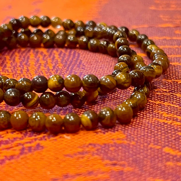 Tiger Eye 4mm Stackable Stretch Bracelet