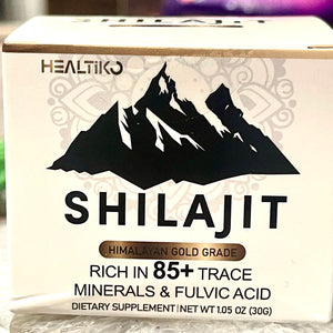 Shiljit Himalayan Gold Grade 85+ Trace Minerals Natural Resin 600 mg