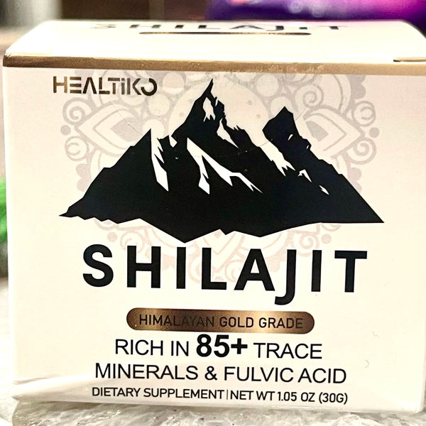 Shiljit Himalayan Gold Grade 85+ Trace Minerals Natural Resin 600 mg